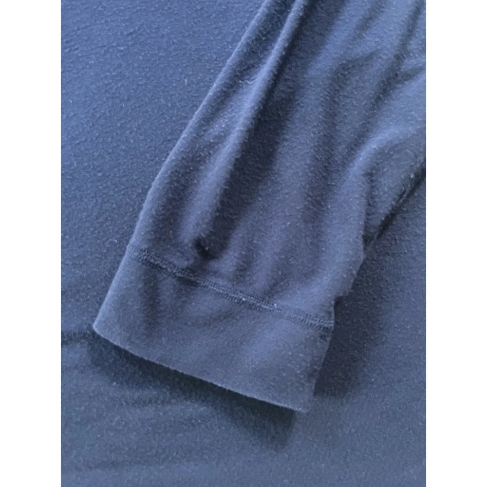 Polo Ralph Lauren Mens L Sleepwear Henley Navy‎ Blue Modal Spandex Long Sleeve